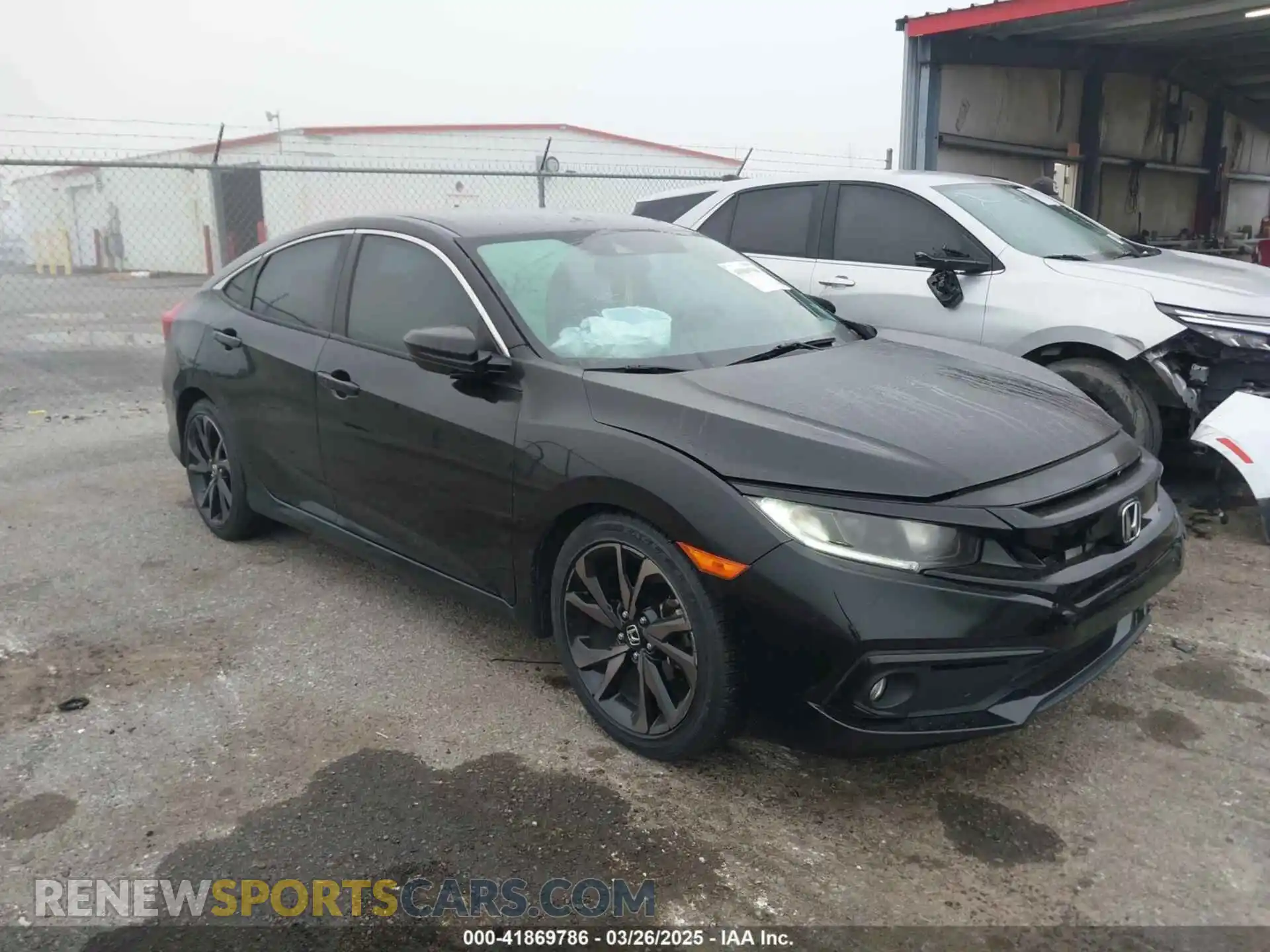 1 Photograph of a damaged car 2HGFC2F81MH546593 HONDA CIVIC 2021