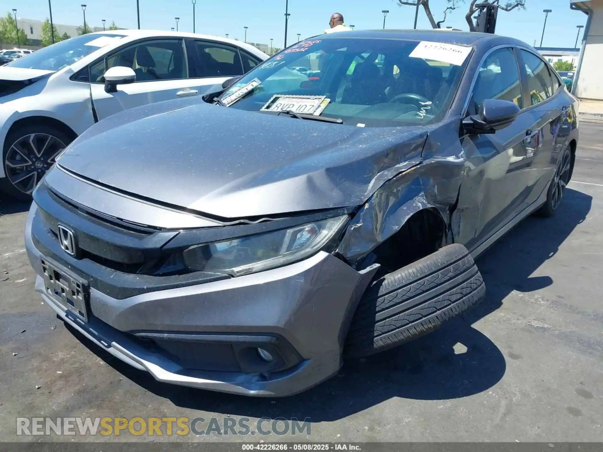 2 Photograph of a damaged car 2HGFC2F81MH550580 HONDA CIVIC 2021