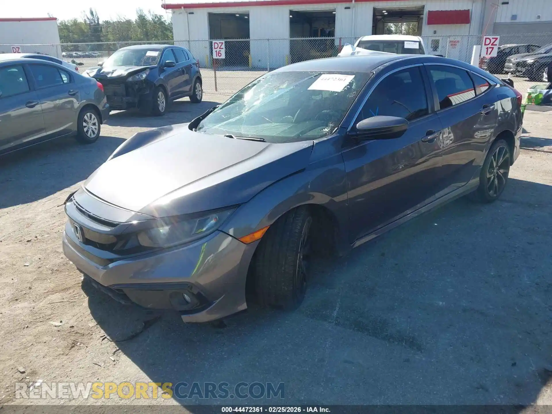 2 Photograph of a damaged car 2HGFC2F81MH555570 HONDA CIVIC 2021