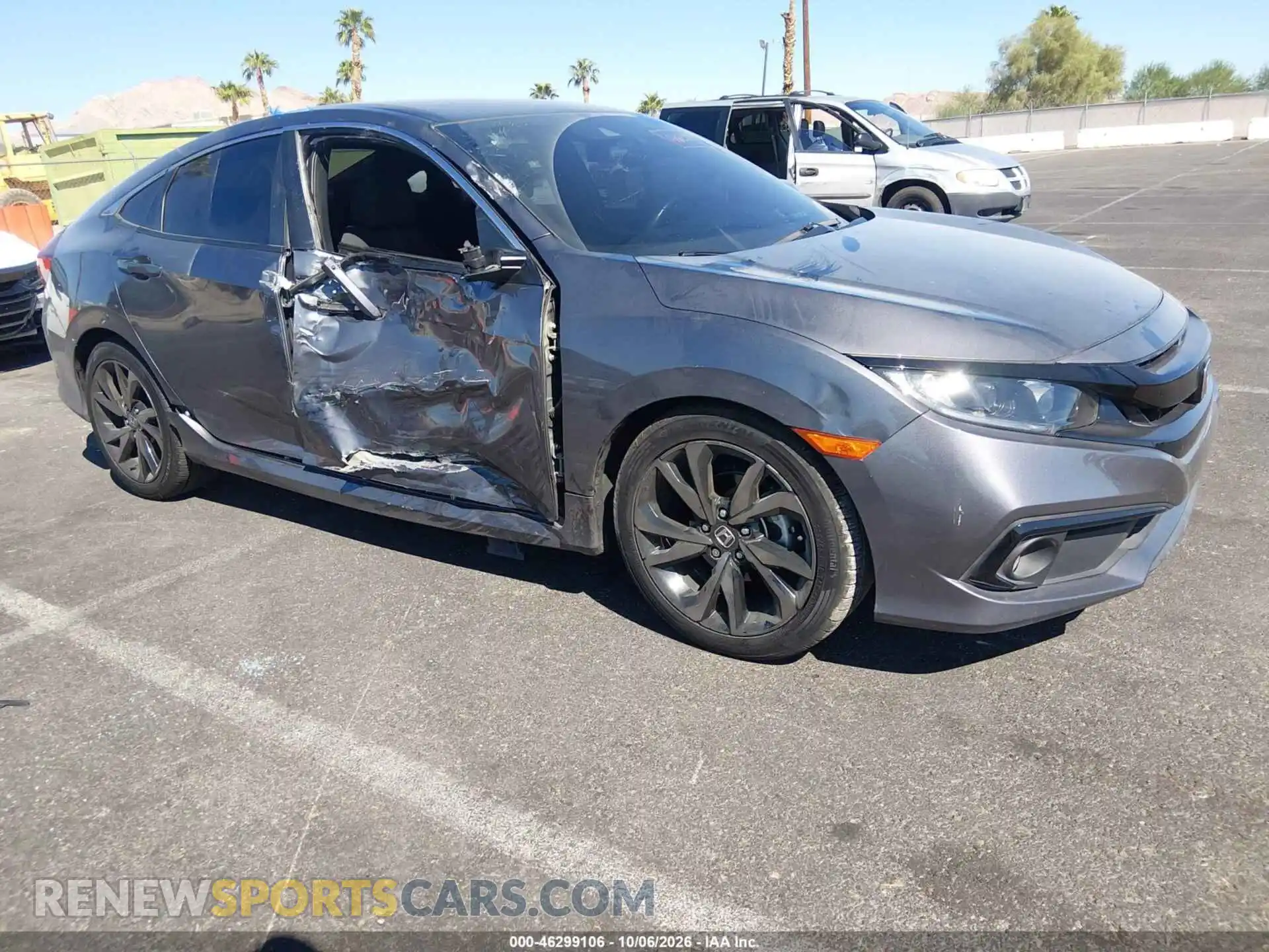 1 Photograph of a damaged car 2HGFC2F81MH558145 HONDA CIVIC 2021