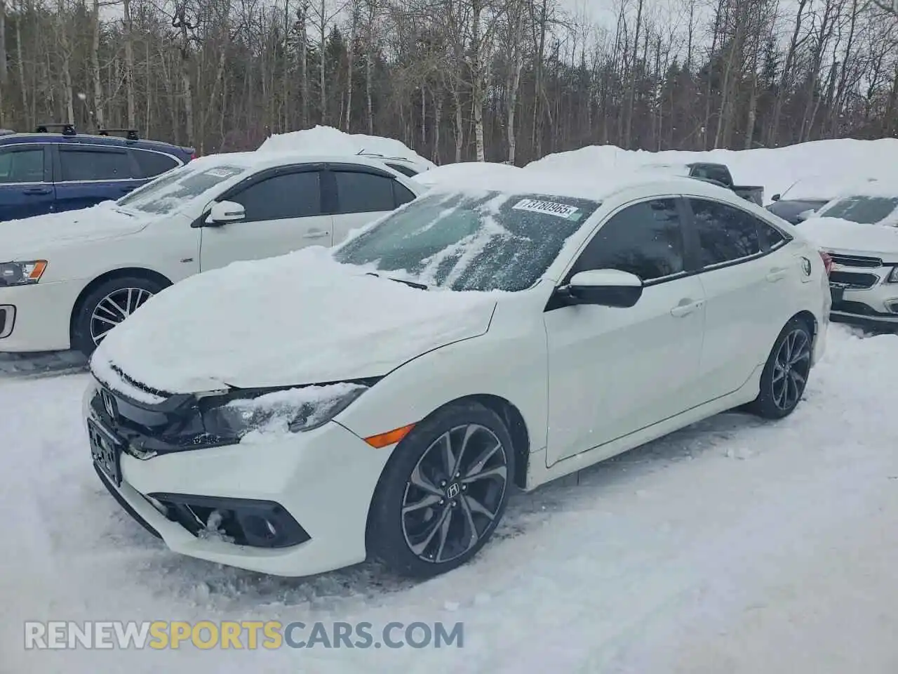 1 Photograph of a damaged car 2HGFC2F82MH014589 HONDA CIVIC 2021