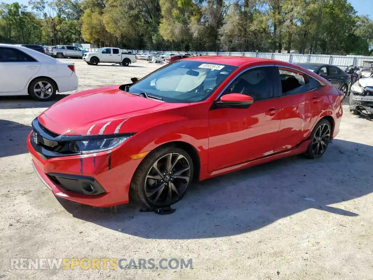 1 Photograph of a damaged car 2HGFC2F82MH502750 HONDA CIVIC 2021