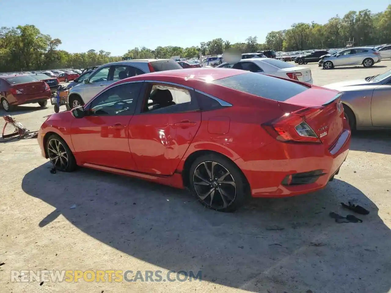 2 Photograph of a damaged car 2HGFC2F82MH502750 HONDA CIVIC 2021