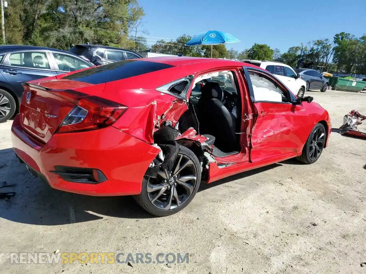 3 Photograph of a damaged car 2HGFC2F82MH502750 HONDA CIVIC 2021