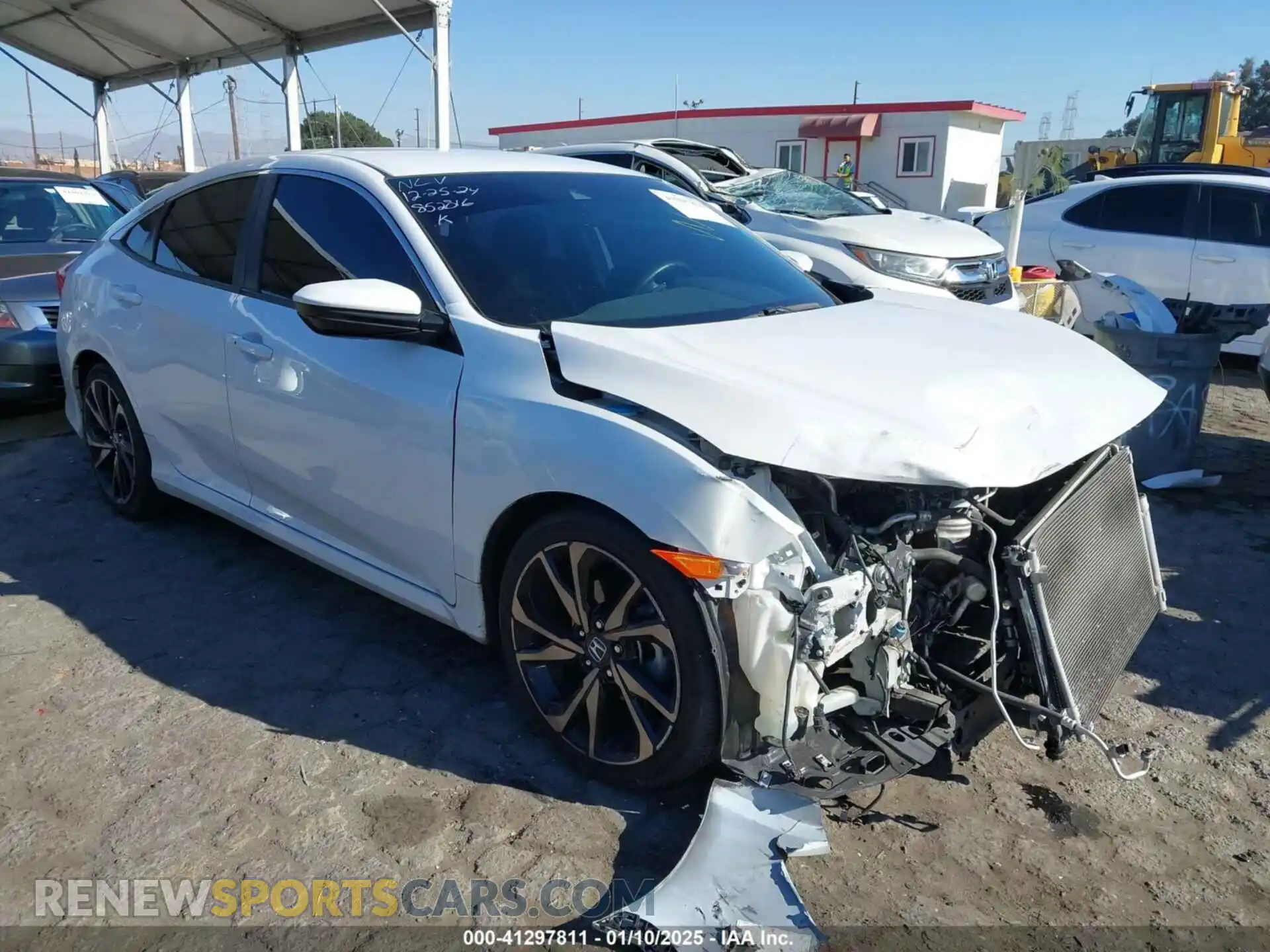 1 Photograph of a damaged car 2HGFC2F82MH508712 HONDA CIVIC 2021