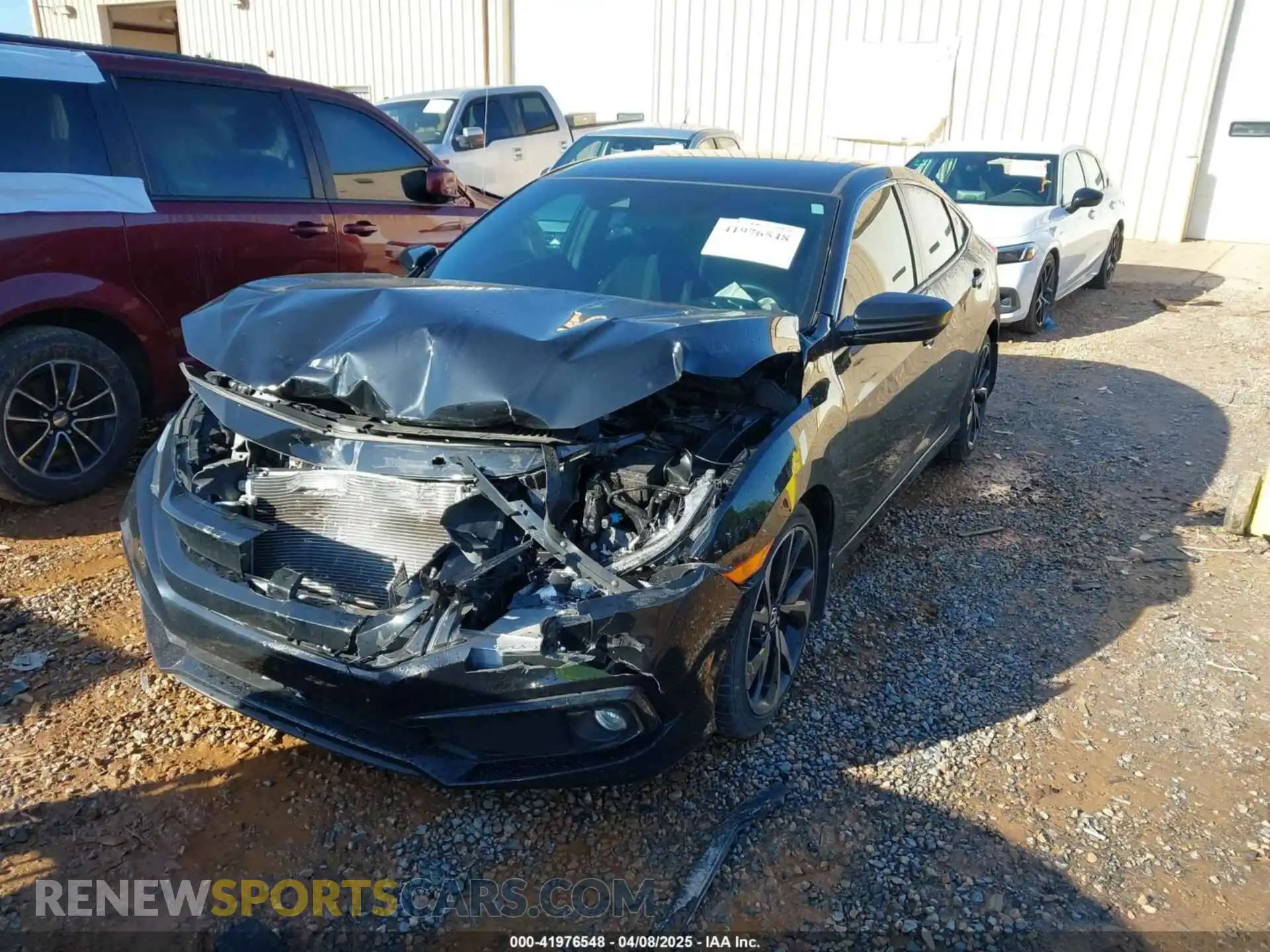 2 Photograph of a damaged car 2HGFC2F82MH527924 HONDA CIVIC 2021