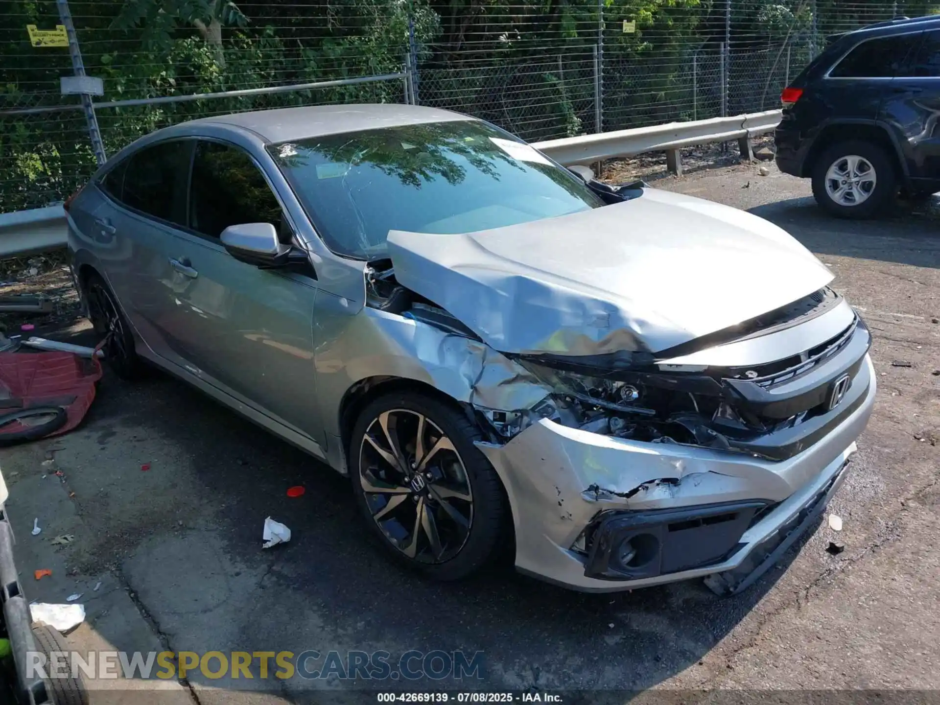 1 Photograph of a damaged car 2HGFC2F82MH531455 HONDA CIVIC 2021