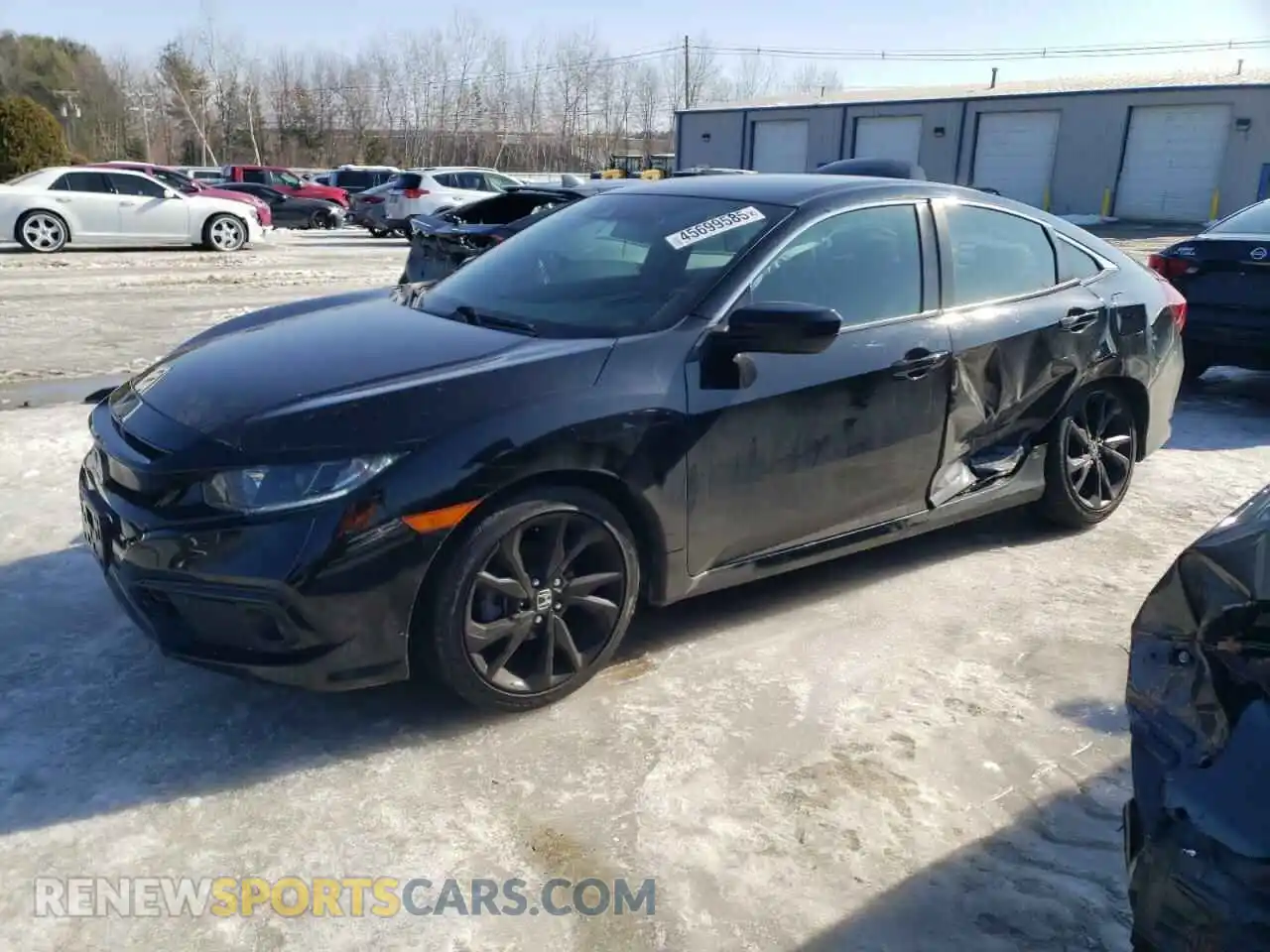 1 Photograph of a damaged car 2HGFC2F82MH545727 HONDA CIVIC 2021