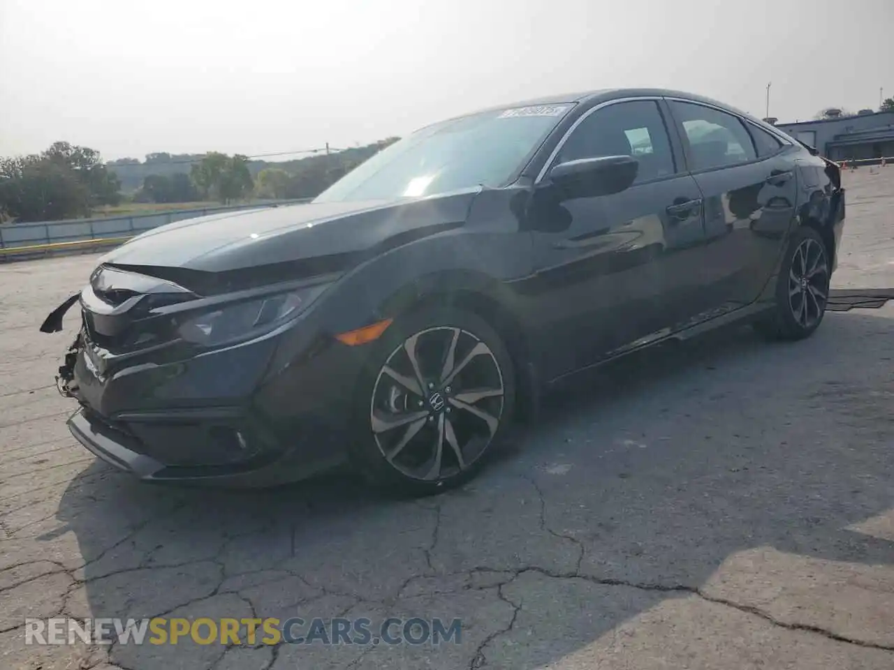1 Photograph of a damaged car 2HGFC2F82MH546280 HONDA CIVIC 2021