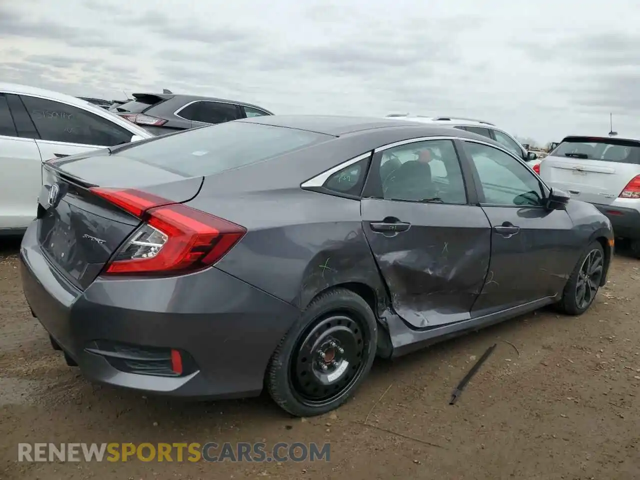 3 Photograph of a damaged car 2HGFC2F82MH555514 HONDA CIVIC 2021