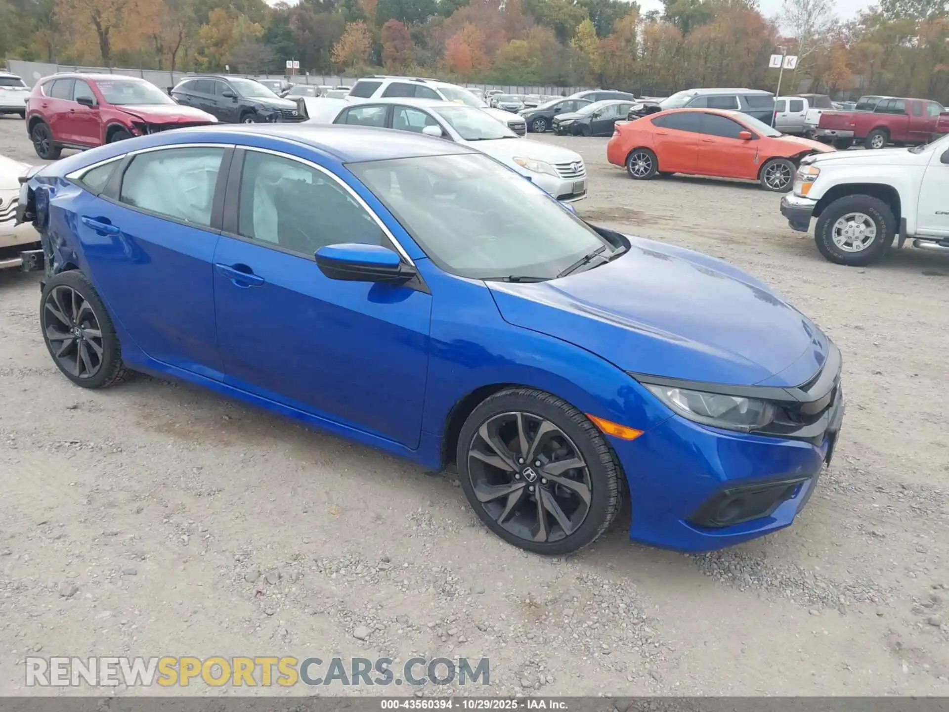 1 Photograph of a damaged car 2HGFC2F83MH501235 HONDA CIVIC 2021