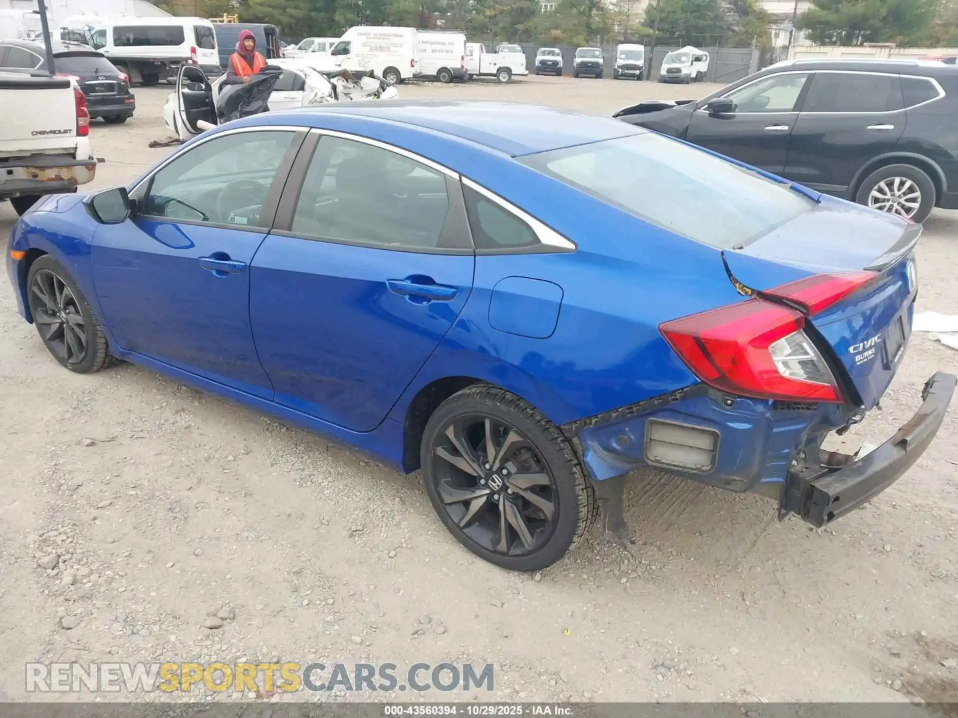 3 Photograph of a damaged car 2HGFC2F83MH501235 HONDA CIVIC 2021