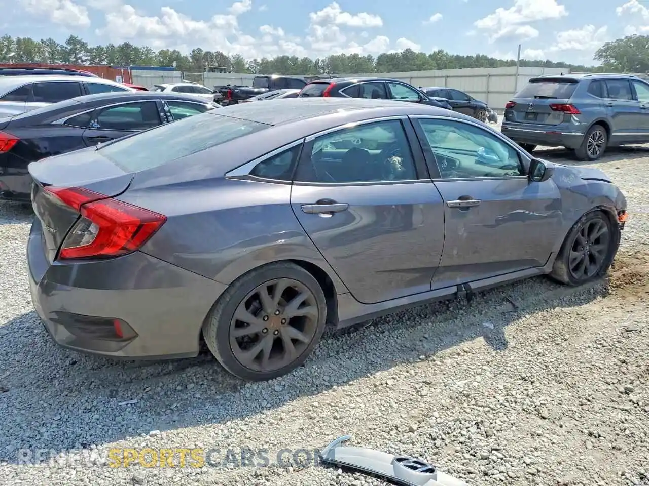3 Фотография поврежденного автомобиля 2HGFC2F83MH505298 HONDA CIVIC 2021