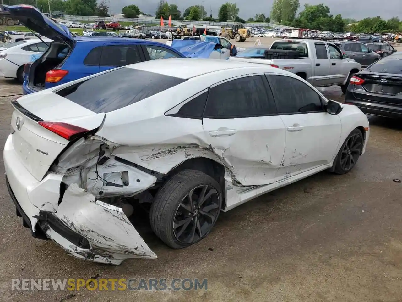 3 Фотография поврежденного автомобиля 2HGFC2F83MH511747 HONDA CIVIC 2021