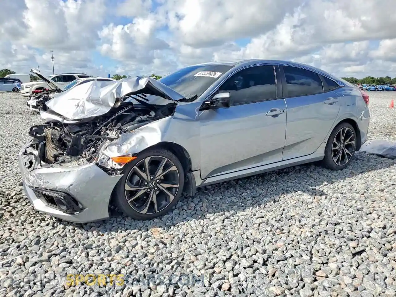 1 fotografías del automóvil dañado 2HGFC2F83MH515409 HONDA CIVIC 2021