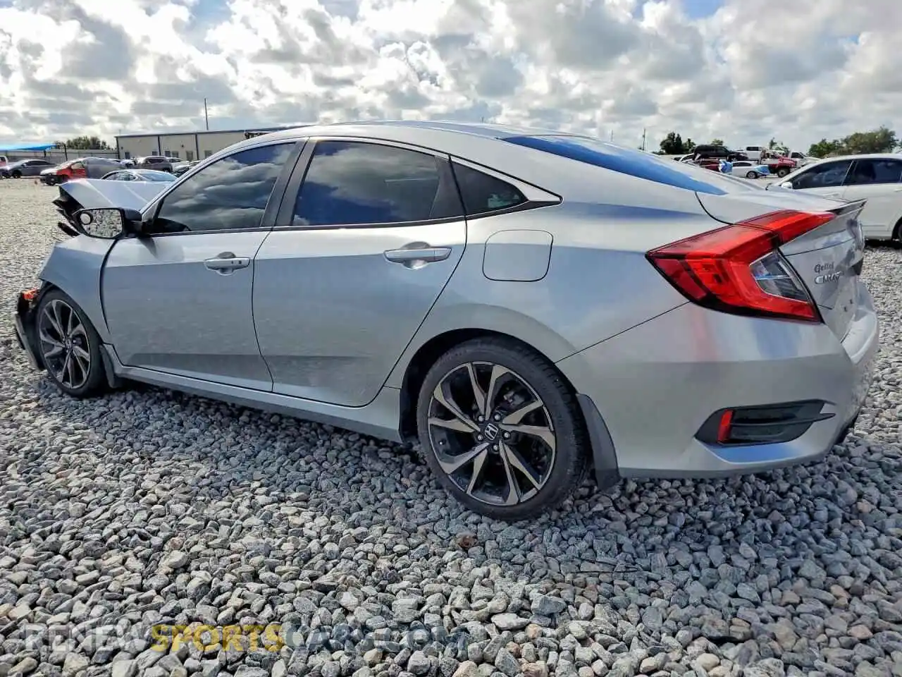 2 fotografías del automóvil dañado 2HGFC2F83MH515409 HONDA CIVIC 2021