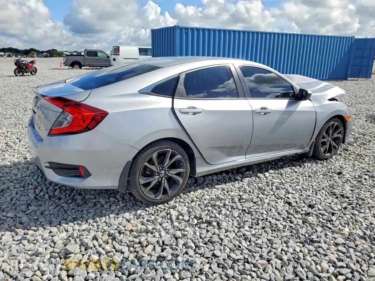 3 fotografías del automóvil dañado 2HGFC2F83MH515409 HONDA CIVIC 2021