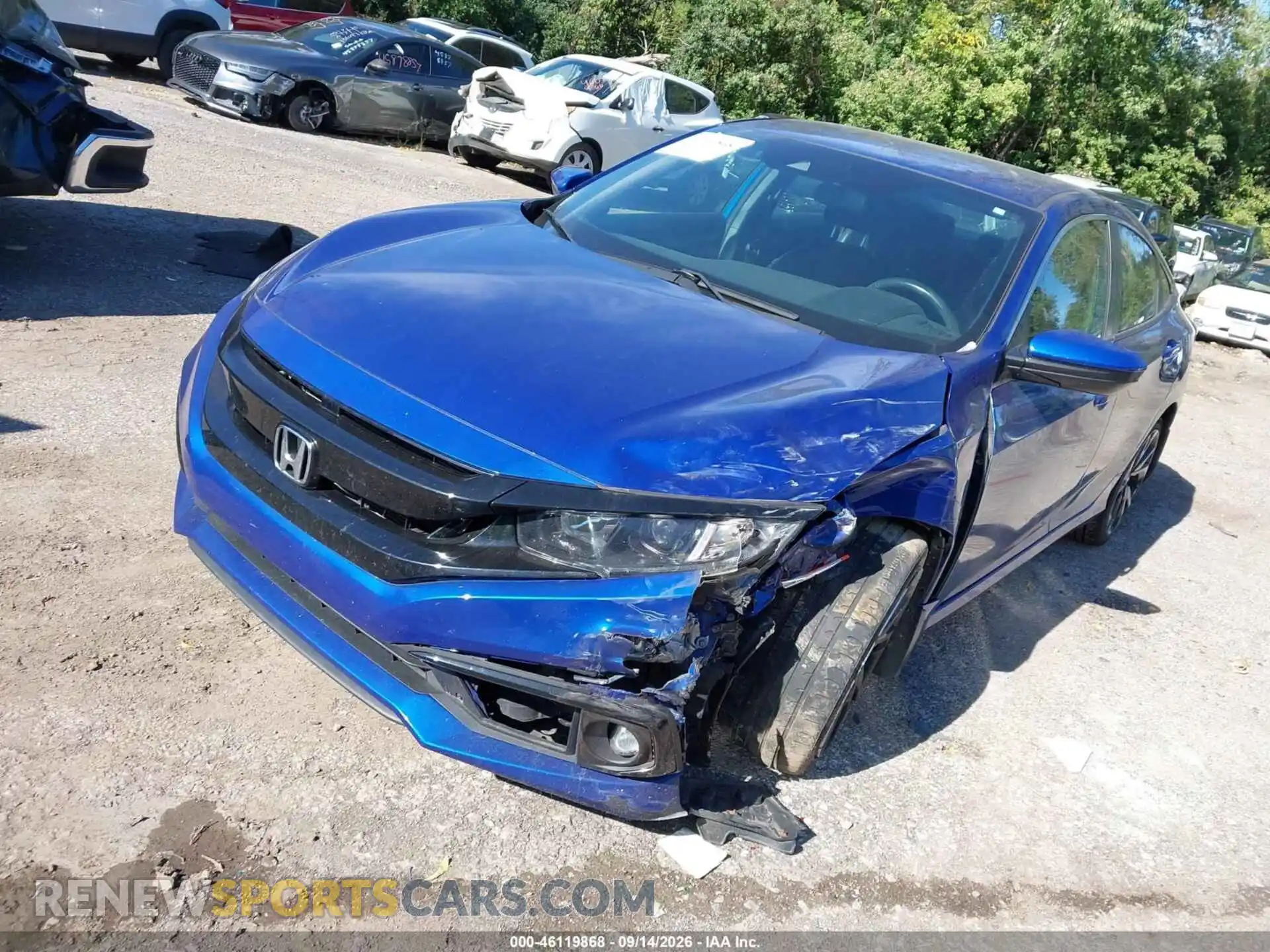 2 Photograph of a damaged car 2HGFC2F83MH518617 HONDA CIVIC 2021
