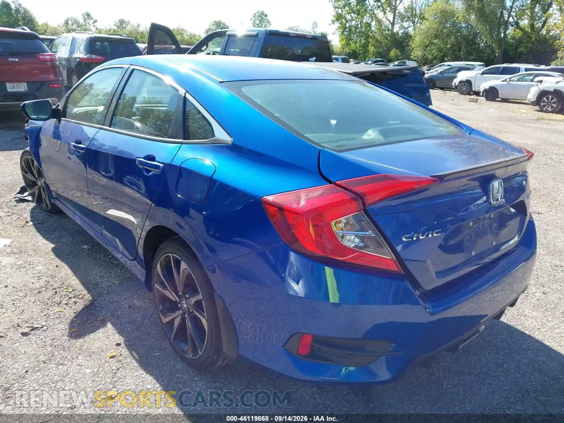 3 Photograph of a damaged car 2HGFC2F83MH518617 HONDA CIVIC 2021