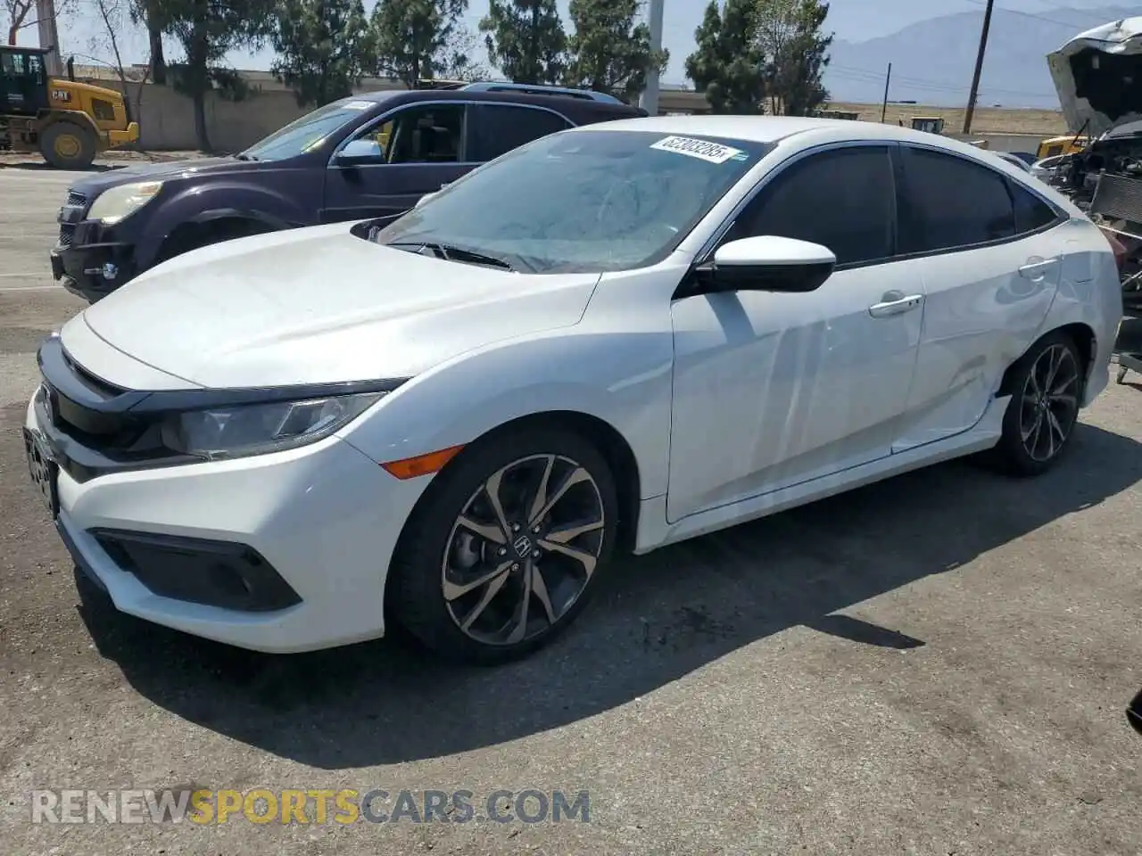 1 Photograph of a damaged car 2HGFC2F83MH525311 HONDA CIVIC 2021