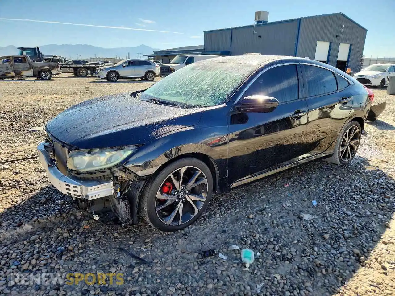 1 Photograph of a damaged car 2HGFC2F83MH533280 HONDA CIVIC 2021