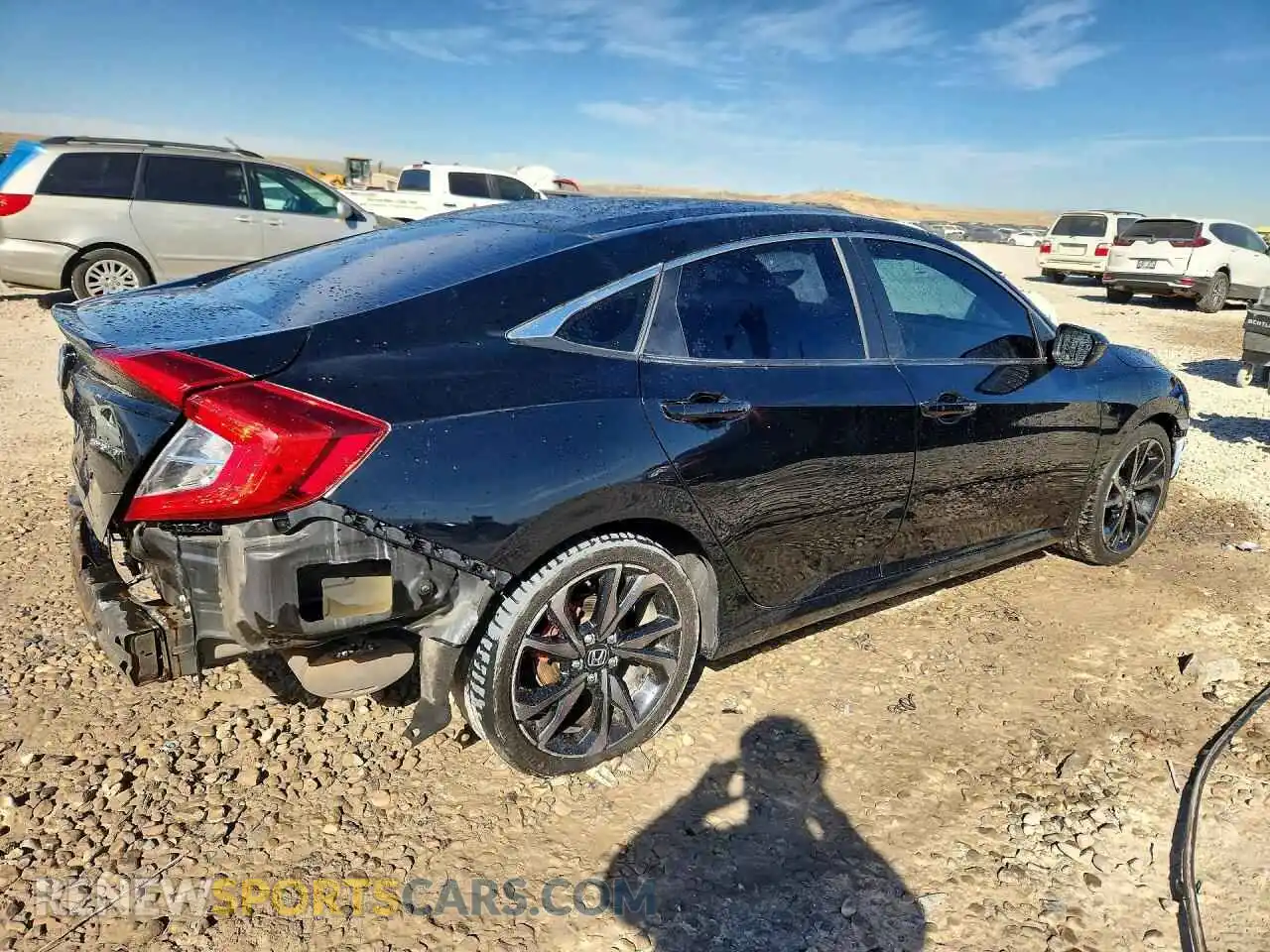 3 Photograph of a damaged car 2HGFC2F83MH533280 HONDA CIVIC 2021