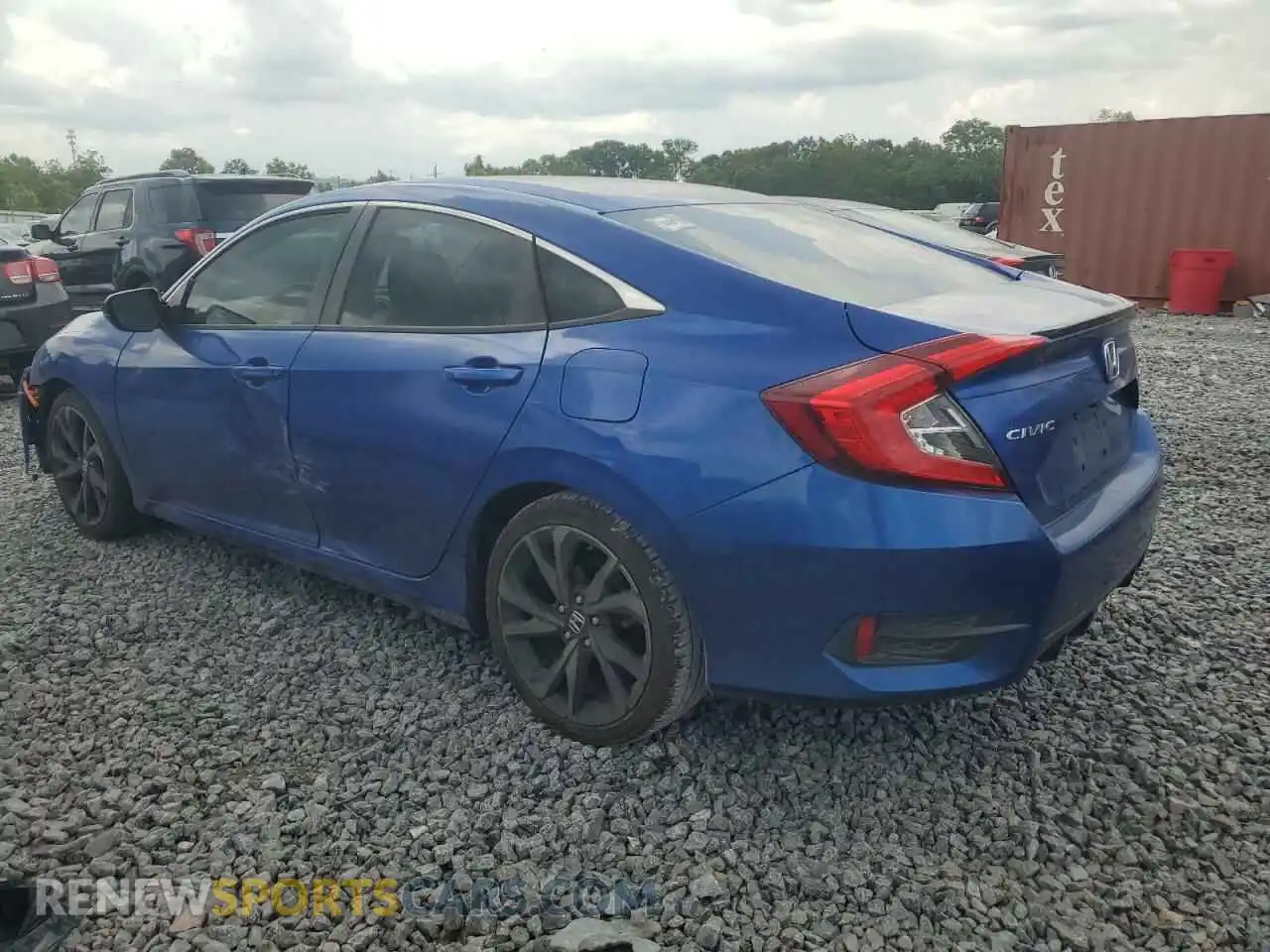 2 Photograph of a damaged car 2HGFC2F83MH539810 HONDA CIVIC 2021