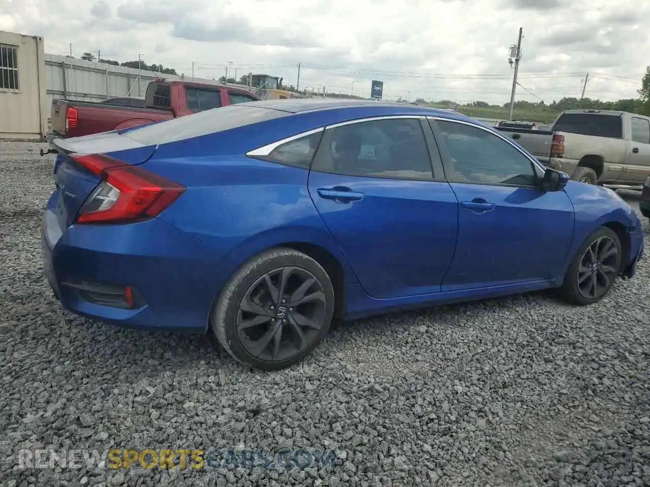 3 Photograph of a damaged car 2HGFC2F83MH539810 HONDA CIVIC 2021