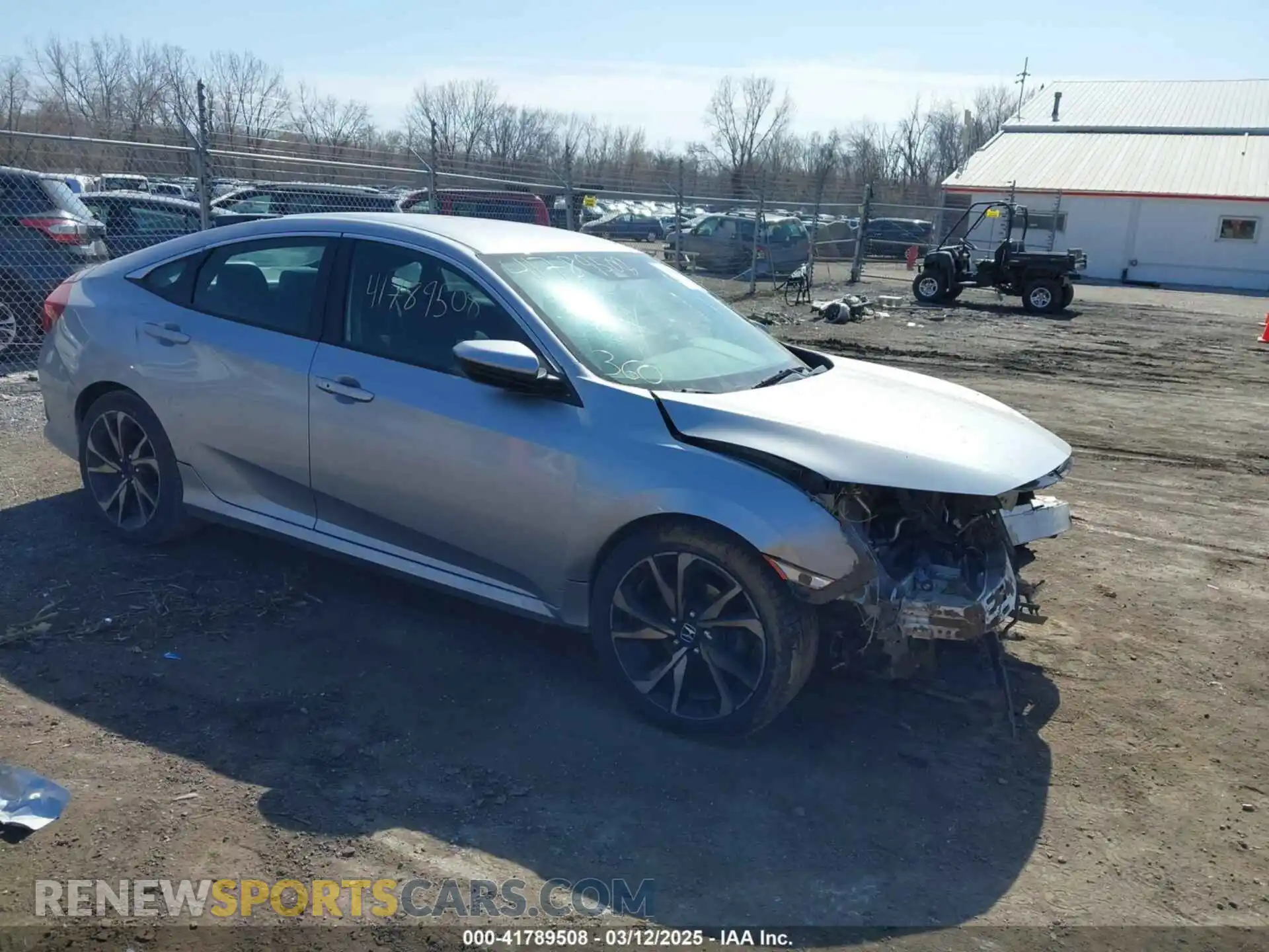 1 fotografías del automóvil dañado 2HGFC2F83MH540939 HONDA CIVIC 2021
