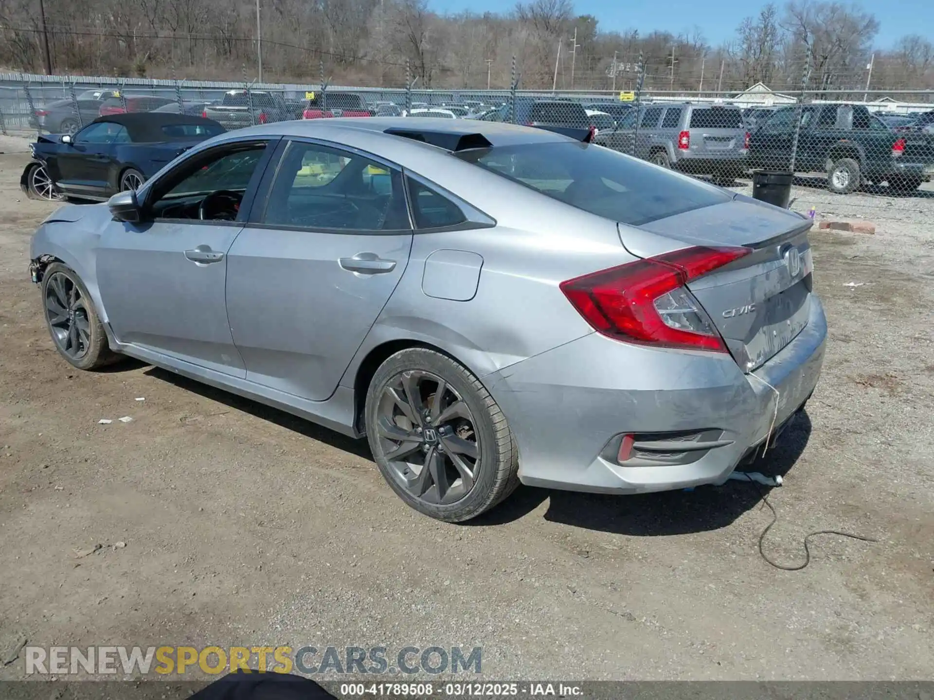 3 fotografías del automóvil dañado 2HGFC2F83MH540939 HONDA CIVIC 2021