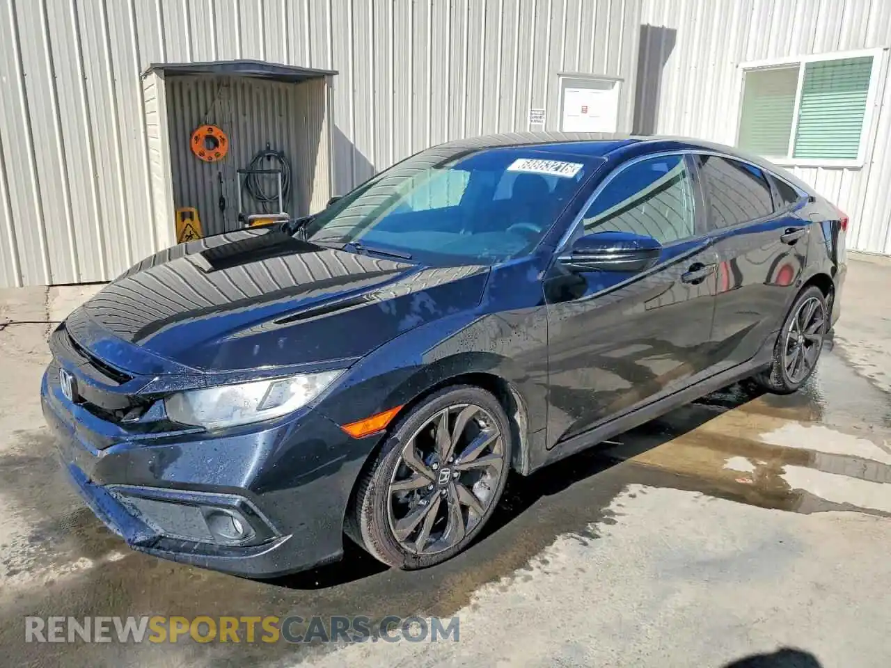 1 Photograph of a damaged car 2HGFC2F83MH545705 HONDA CIVIC 2021
