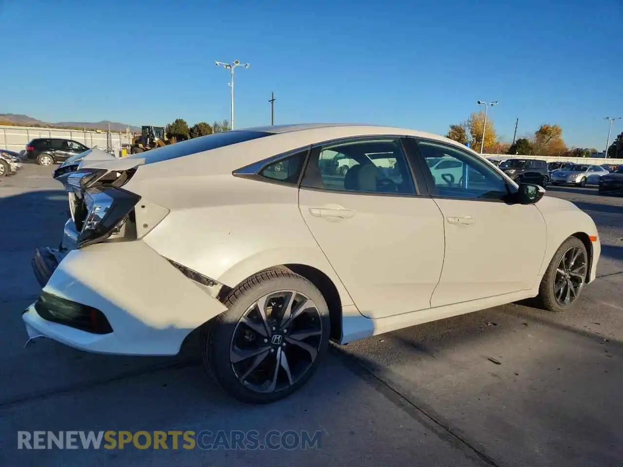 3 Photograph of a damaged car 2HGFC2F83MH545851 HONDA CIVIC 2021