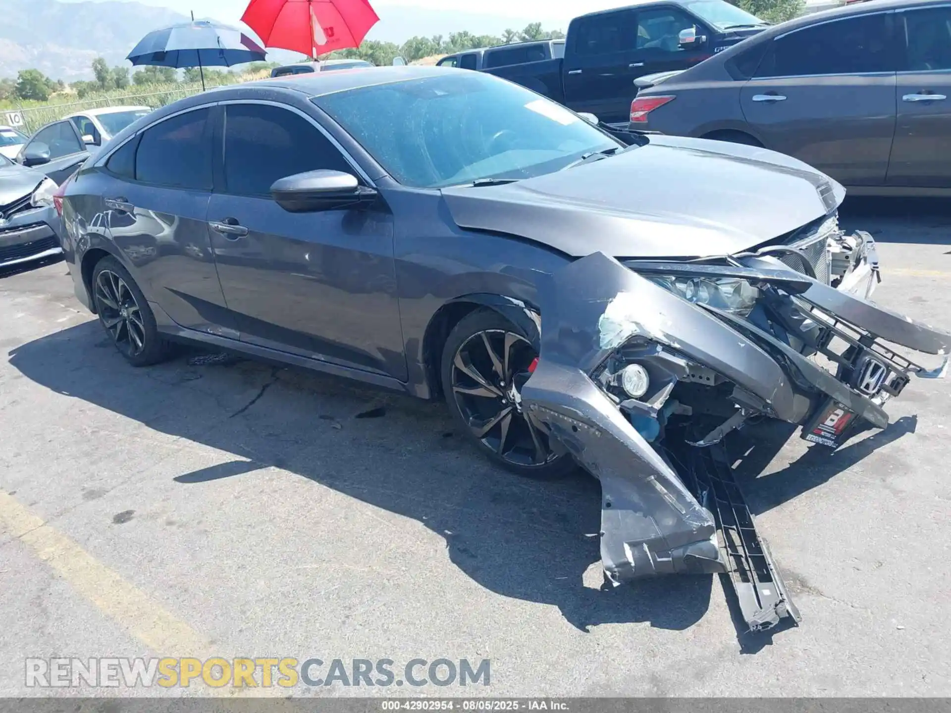 1 Photograph of a damaged car 2HGFC2F83MH546787 HONDA CIVIC 2021