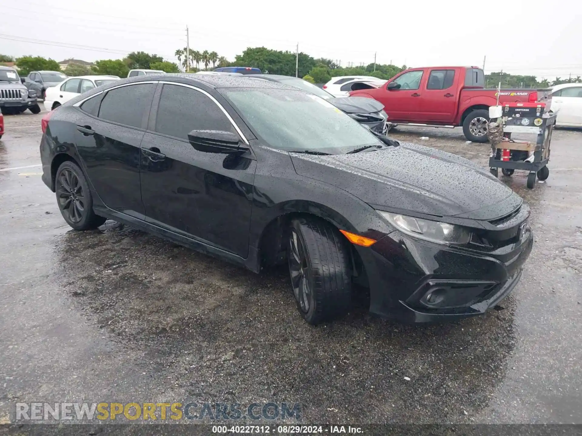 1 Photograph of a damaged car 2HGFC2F83MH552461 HONDA CIVIC 2021