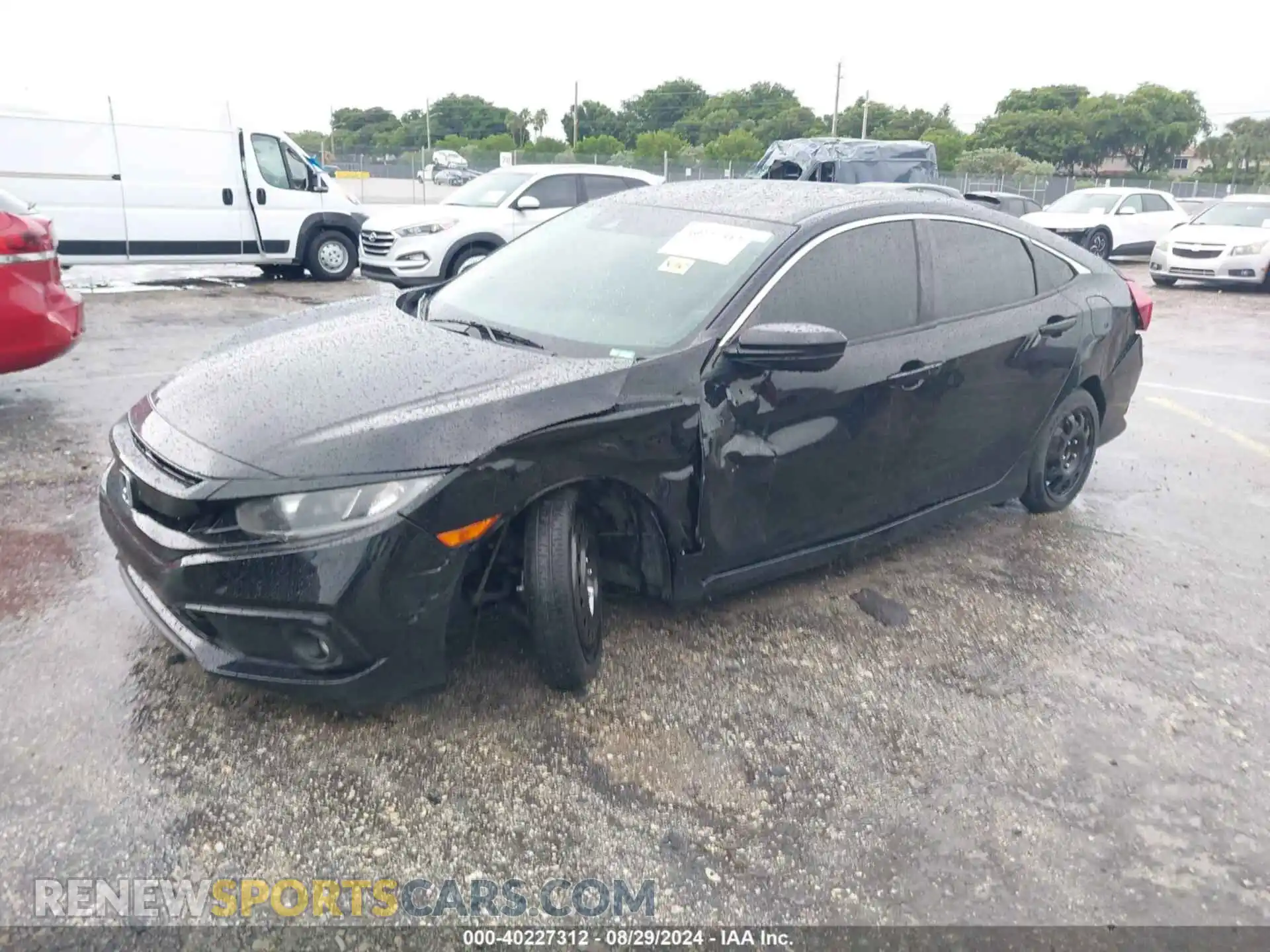 2 Photograph of a damaged car 2HGFC2F83MH552461 HONDA CIVIC 2021
