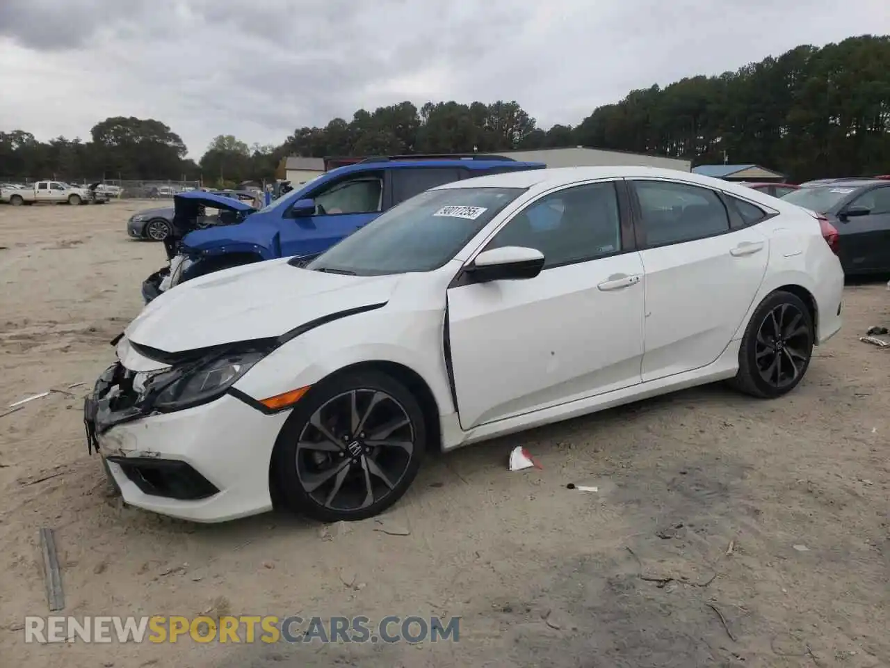 1 Photograph of a damaged car 2HGFC2F83MH553741 HONDA CIVIC 2021
