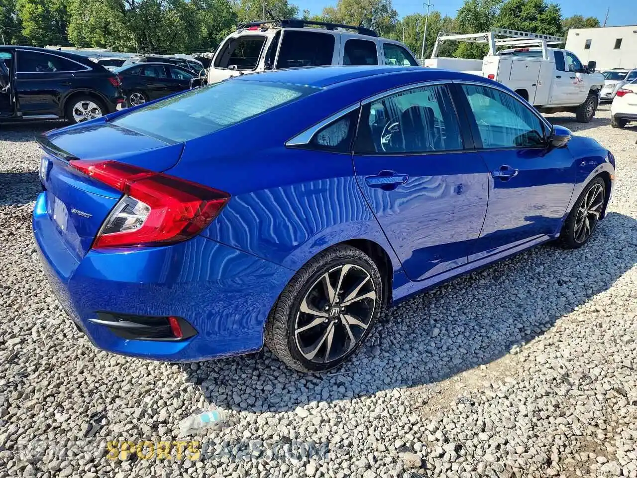 3 Photograph of a damaged car 2HGFC2F83MH554615 HONDA CIVIC 2021