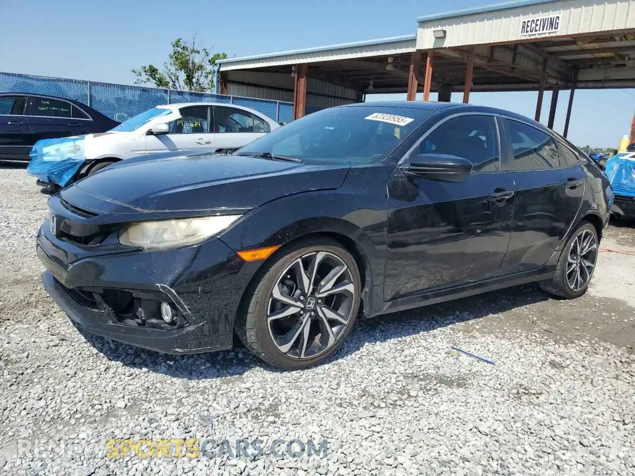 1 Photograph of a damaged car 2HGFC2F83MH556056 HONDA CIVIC 2021