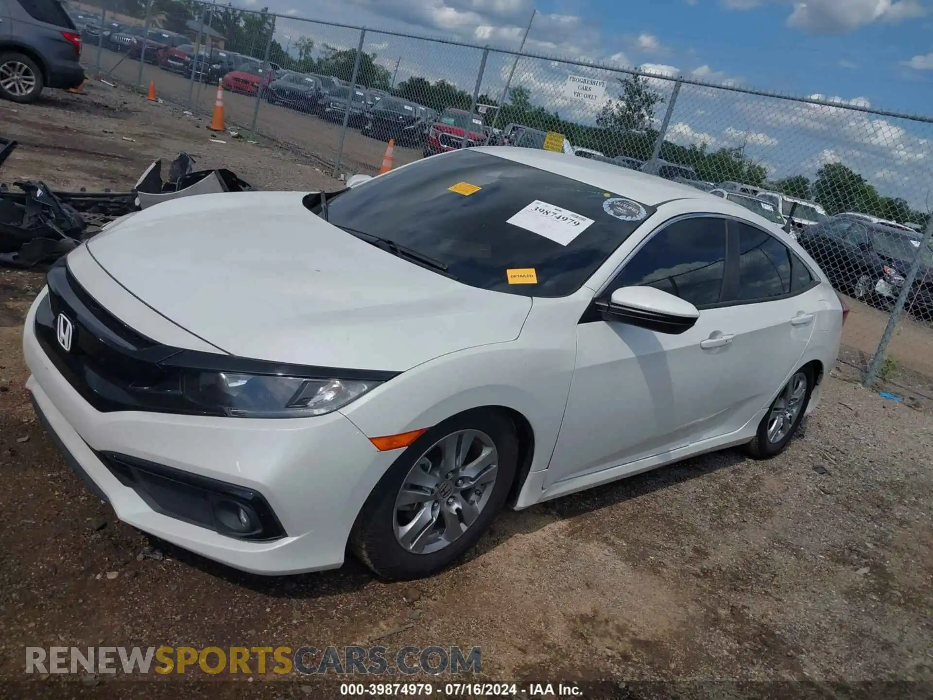 2 Photograph of a damaged car 2HGFC2F83MH556882 HONDA CIVIC 2021