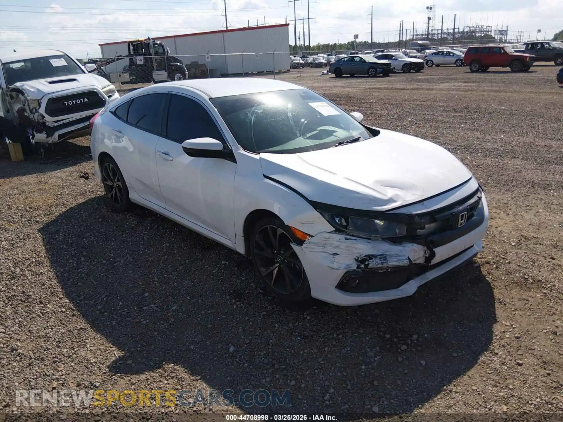 1 Photograph of a damaged car 2HGFC2F83MH557403 HONDA CIVIC 2021