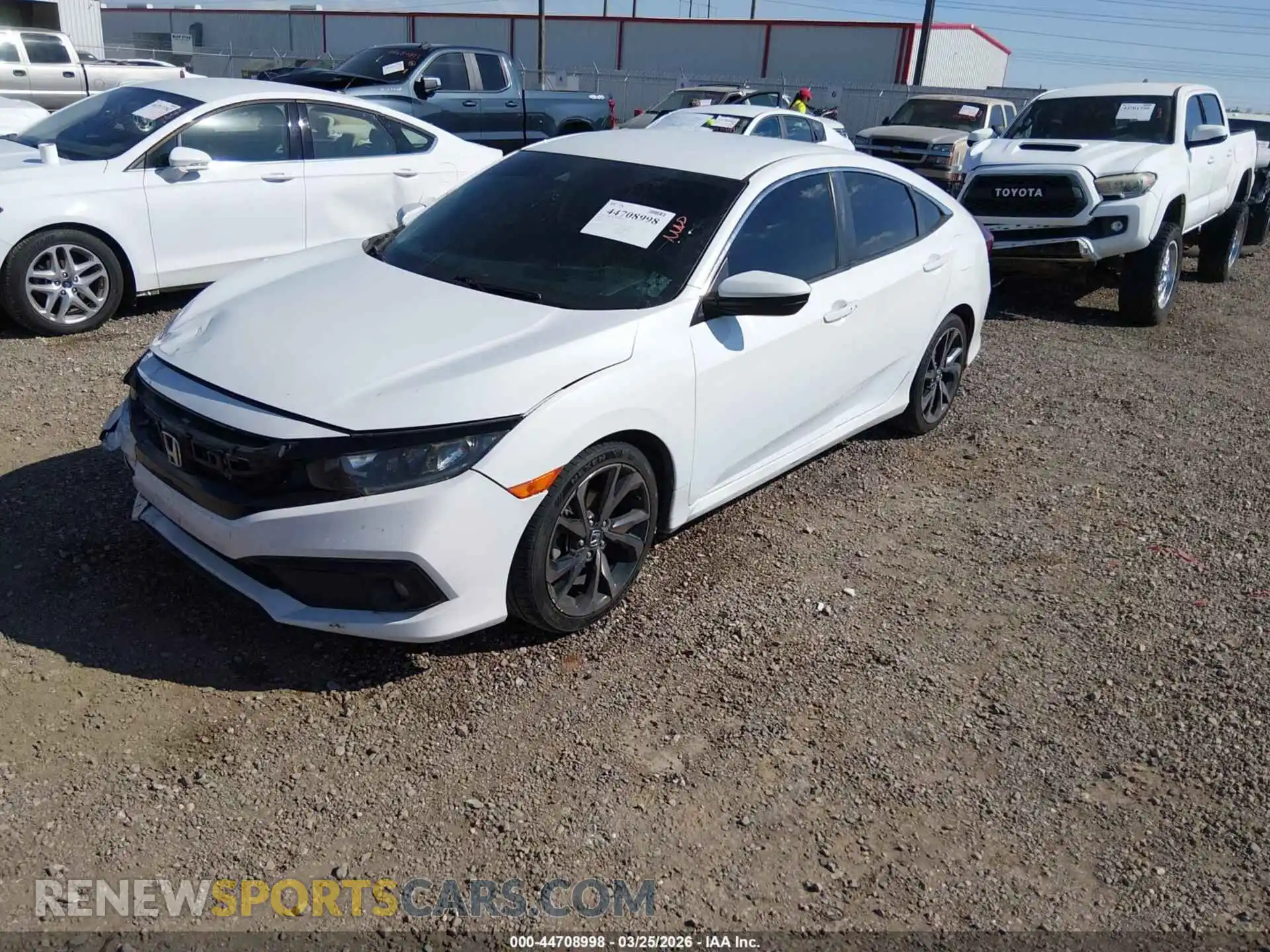 2 Photograph of a damaged car 2HGFC2F83MH557403 HONDA CIVIC 2021