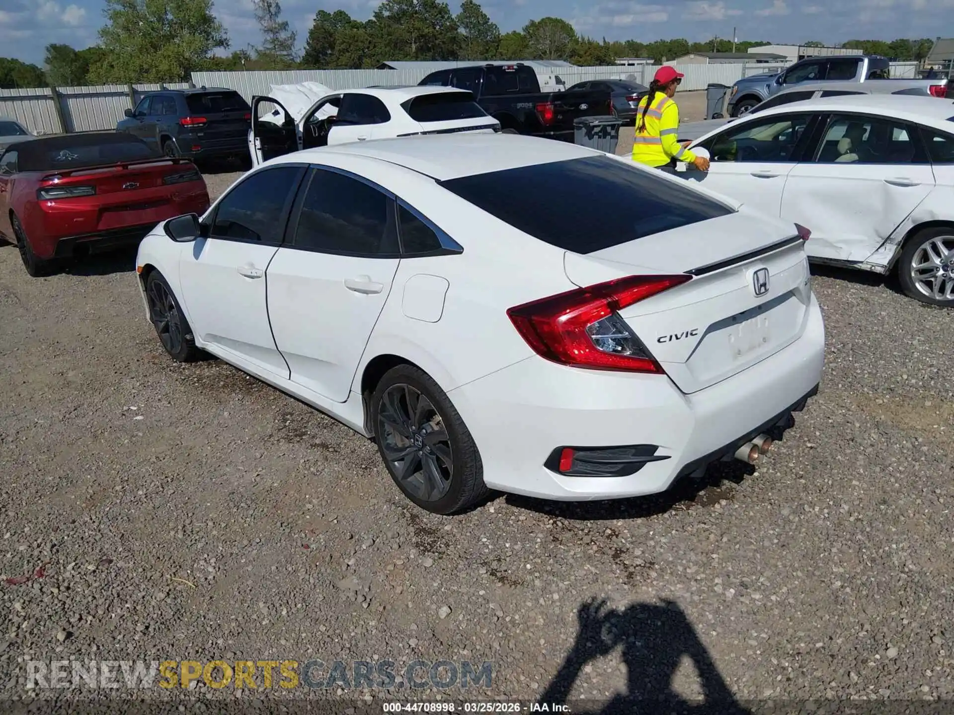 3 Photograph of a damaged car 2HGFC2F83MH557403 HONDA CIVIC 2021
