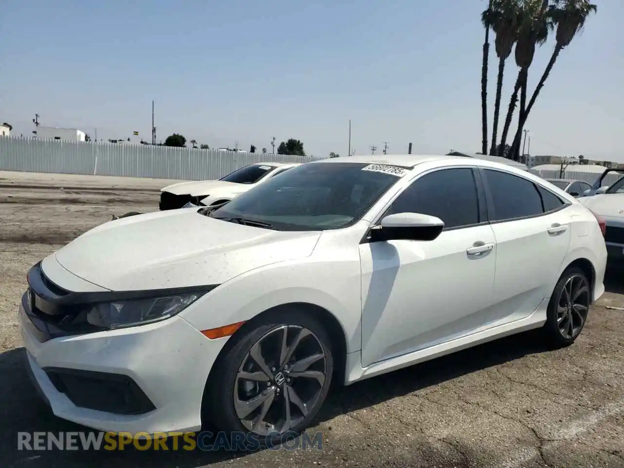 1 fotografías del automóvil dañado 2HGFC2F83MH557739 HONDA CIVIC 2021