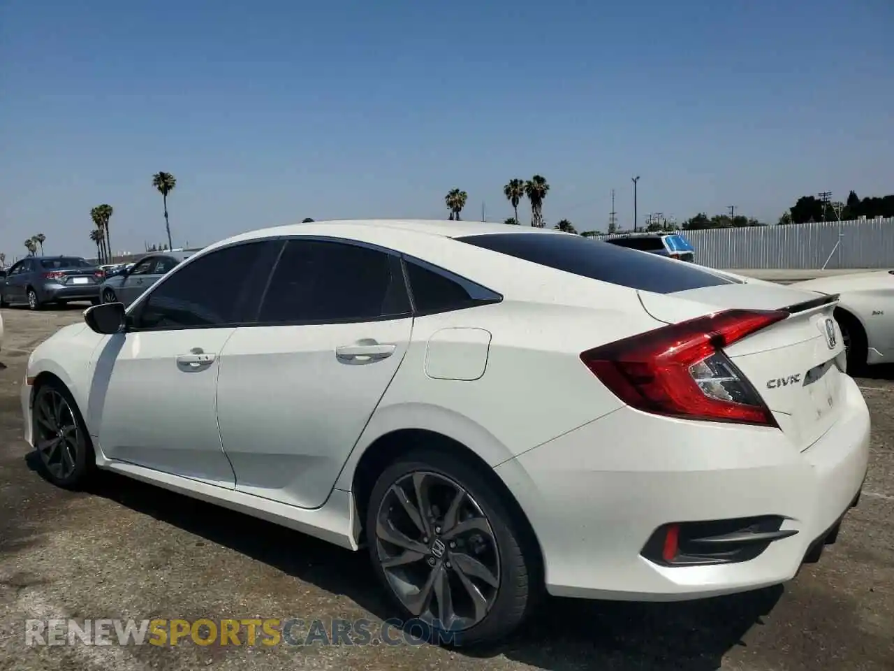 2 fotografías del automóvil dañado 2HGFC2F83MH557739 HONDA CIVIC 2021