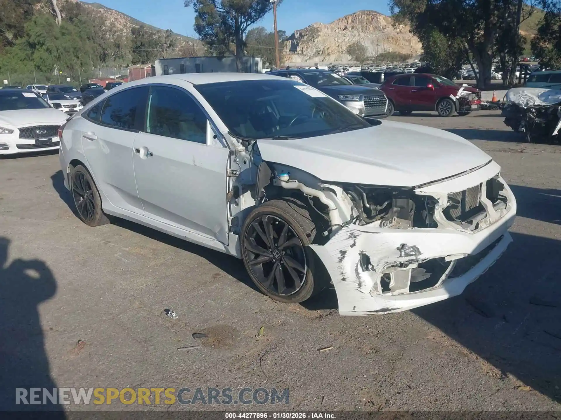 1 Photograph of a damaged car 2HGFC2F84MH513118 HONDA CIVIC 2021