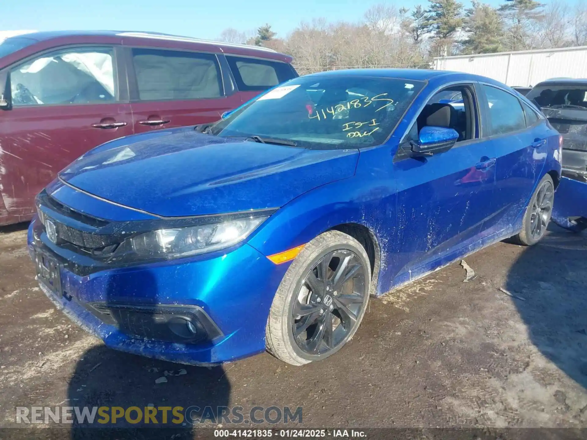 2 Photograph of a damaged car 2HGFC2F84MH517797 HONDA CIVIC 2021