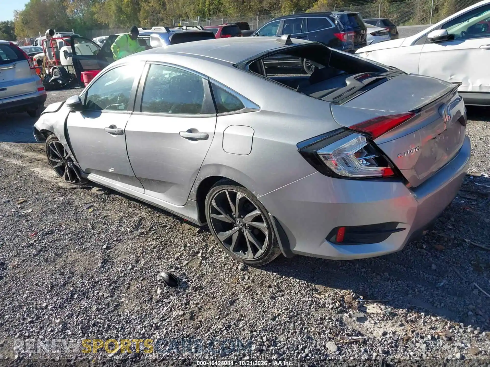 3 Photograph of a damaged car 2HGFC2F84MH521106 HONDA CIVIC 2021