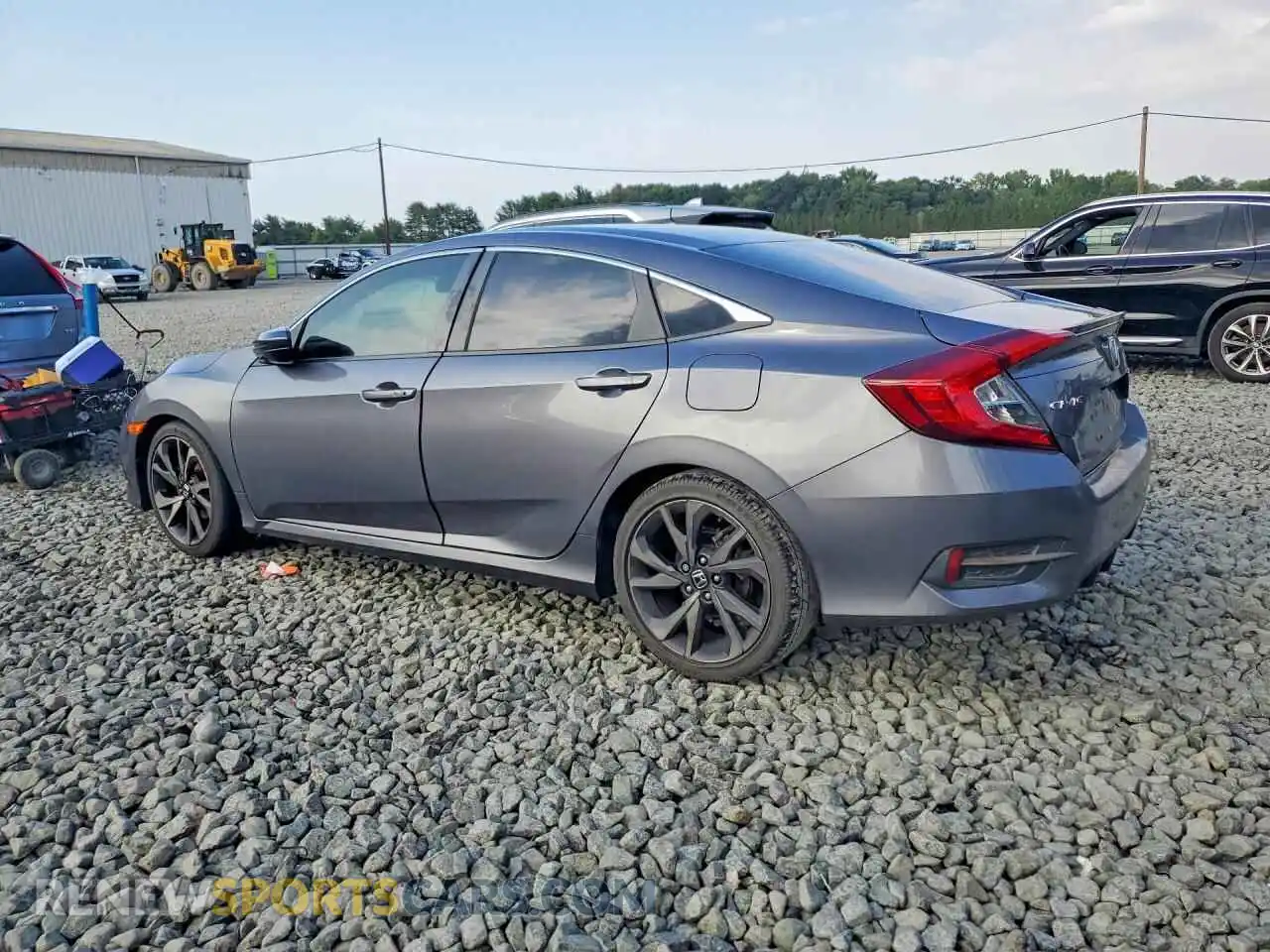 2 fotografías del automóvil dañado 2HGFC2F84MH521865 HONDA CIVIC 2021