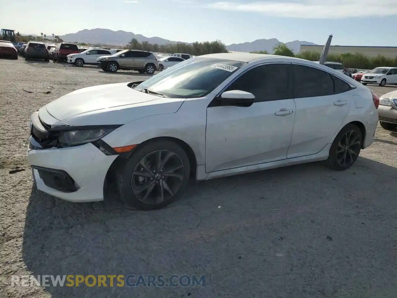 1 Photograph of a damaged car 2HGFC2F84MH528654 HONDA CIVIC 2021