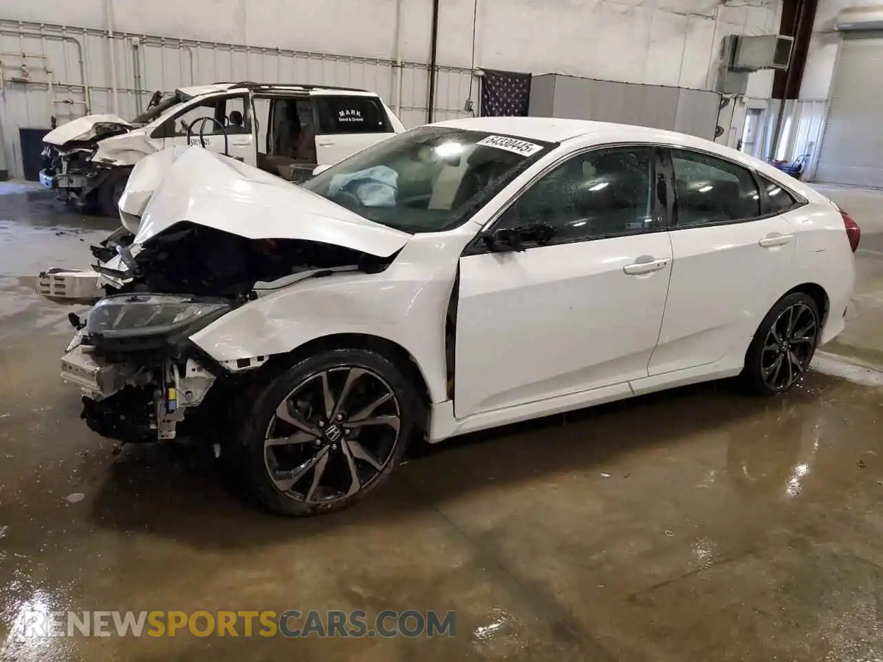 1 Photograph of a damaged car 2HGFC2F84MH529612 HONDA CIVIC 2021